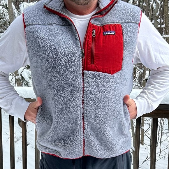 Men's Classic Retro-X® Fleece Vest XL - Picture 3 of 6